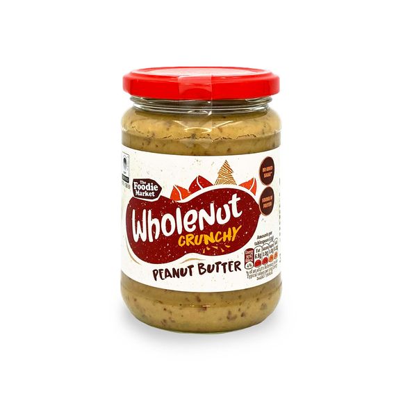 Wholenut Crunchy Peanut Butter 340g Foodie Market